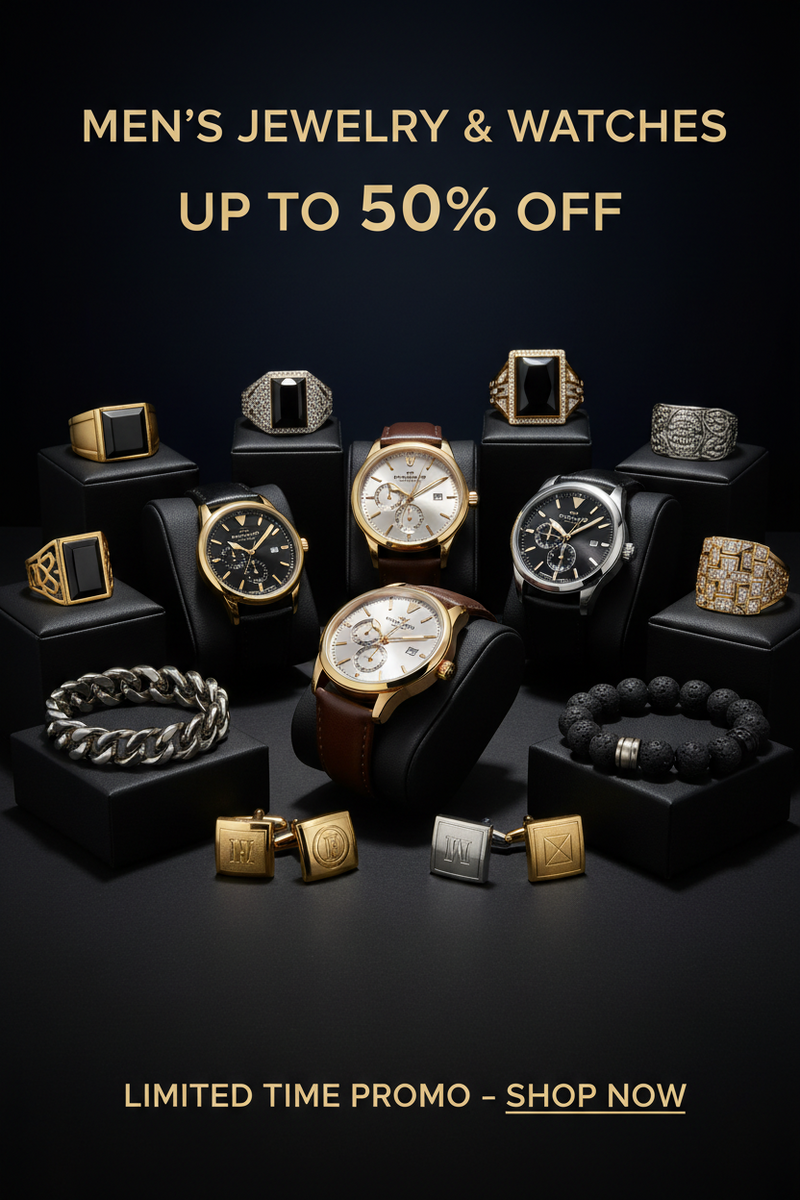 Men's Jewelry & Watches