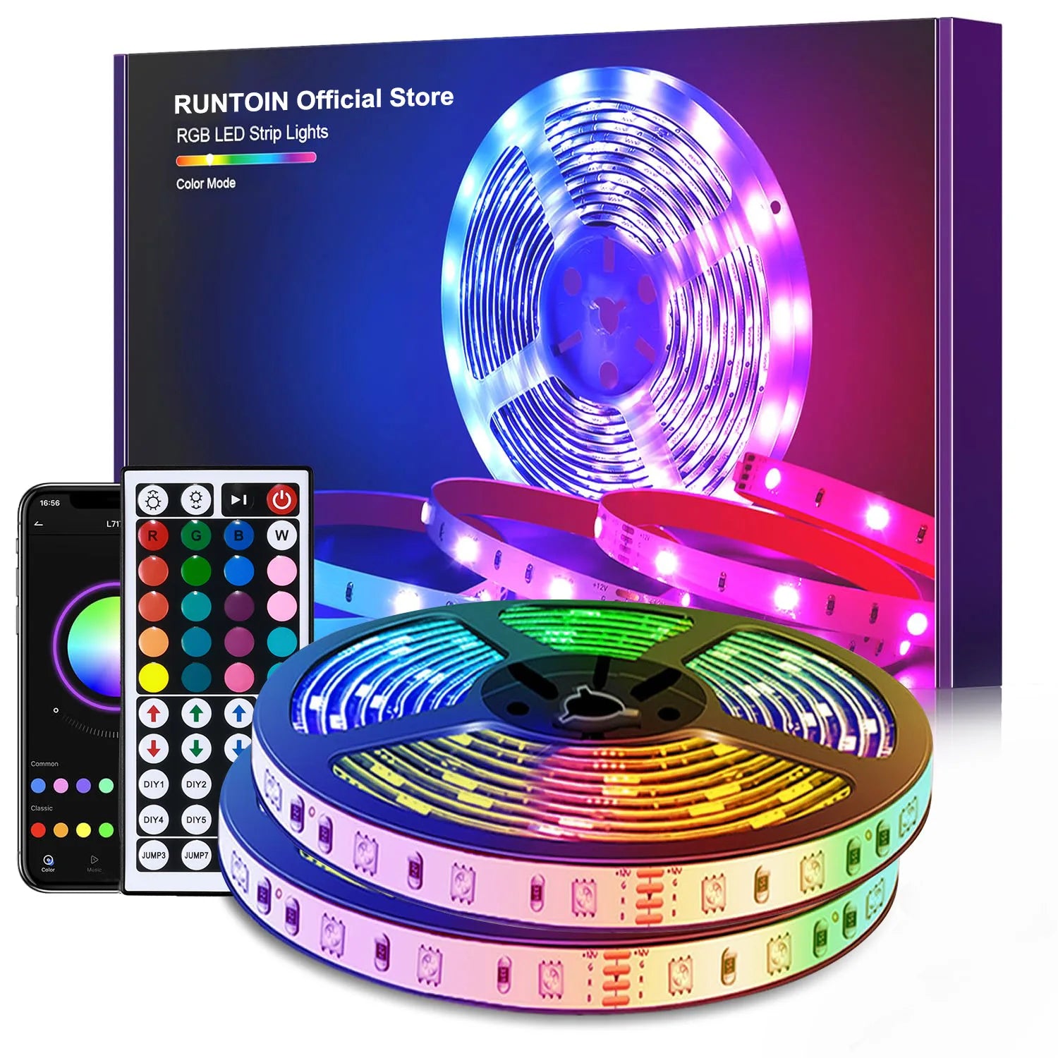 USB LED Strip Lights RGB 5050 1-40m