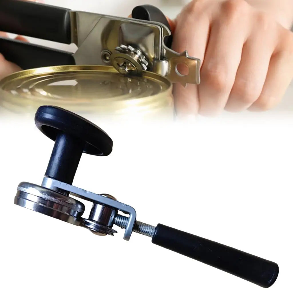 Manual Can Sealer Portable Stainless Steel Can Seaming Machine Durable Professional Food Grade Sealer for Home Kitchen Mason Jar