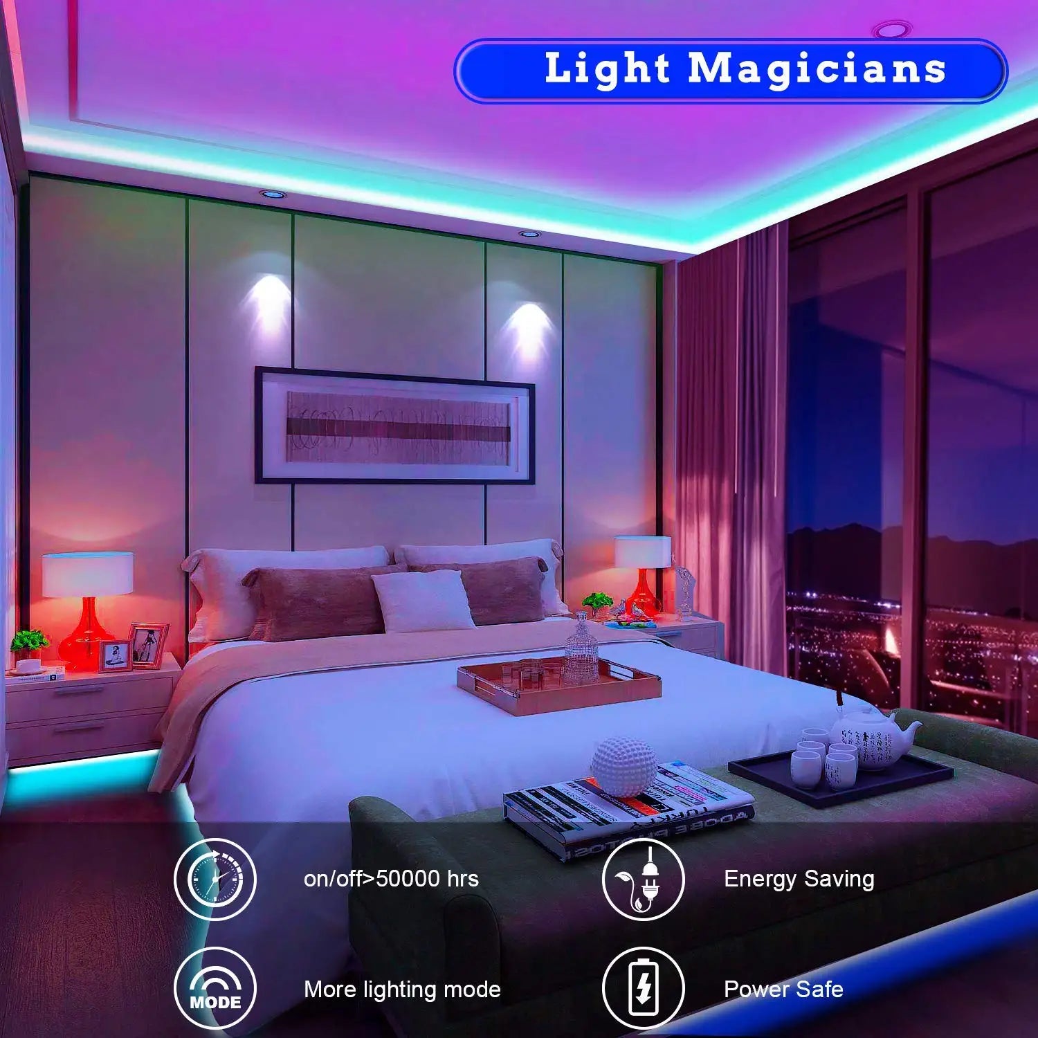 USB LED Strip Lights RGB 5050 1-40m
