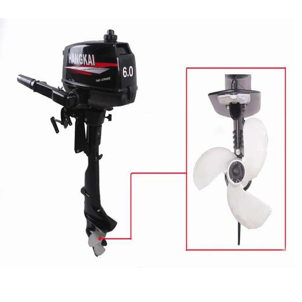 Hangkai 6Hp 2 Stroke Fishing Boat Outboard  Engines