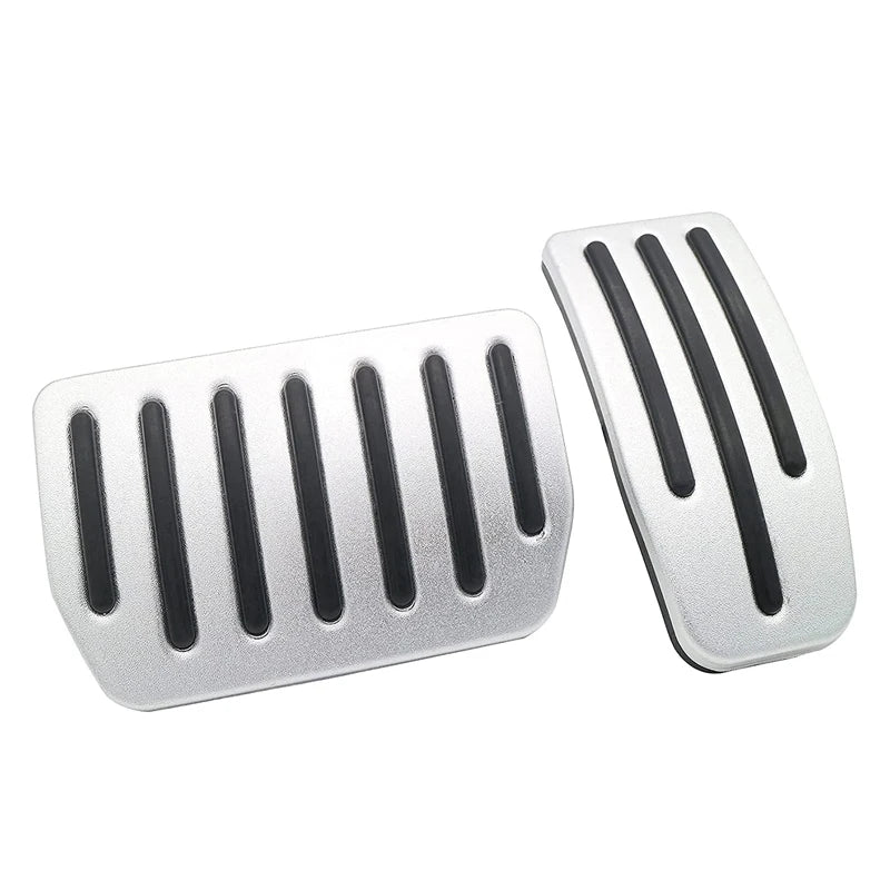 For Tesla Model X Model S Accessories Aluminum alloy Foot Pedal Accelerator Gas Fuel Brake Pedal Rest Pedal Cover Car Styling