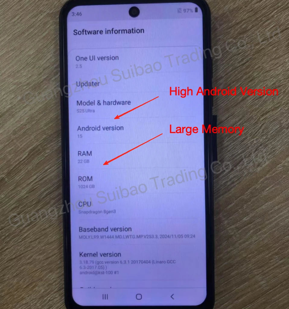 Real High Quality S25 Ultra 22+1TB Smart Phone Android 15 5G Dual SIM S25 Ultra Hot Selling New S25 Ultra Mobile Phones