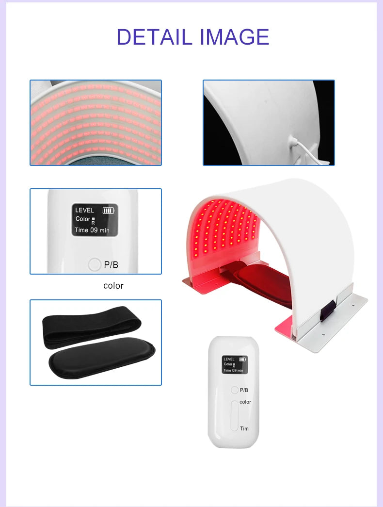 SUNGLOR SG-SL Portable Red Light Wrap with Battery Controller and Custom Timer for Commercial Wellness Equipment