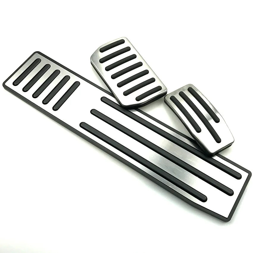 For Tesla Model X Model S Accessories Aluminum alloy Foot Pedal Accelerator Gas Fuel Brake Pedal Rest Pedal Cover Car Styling