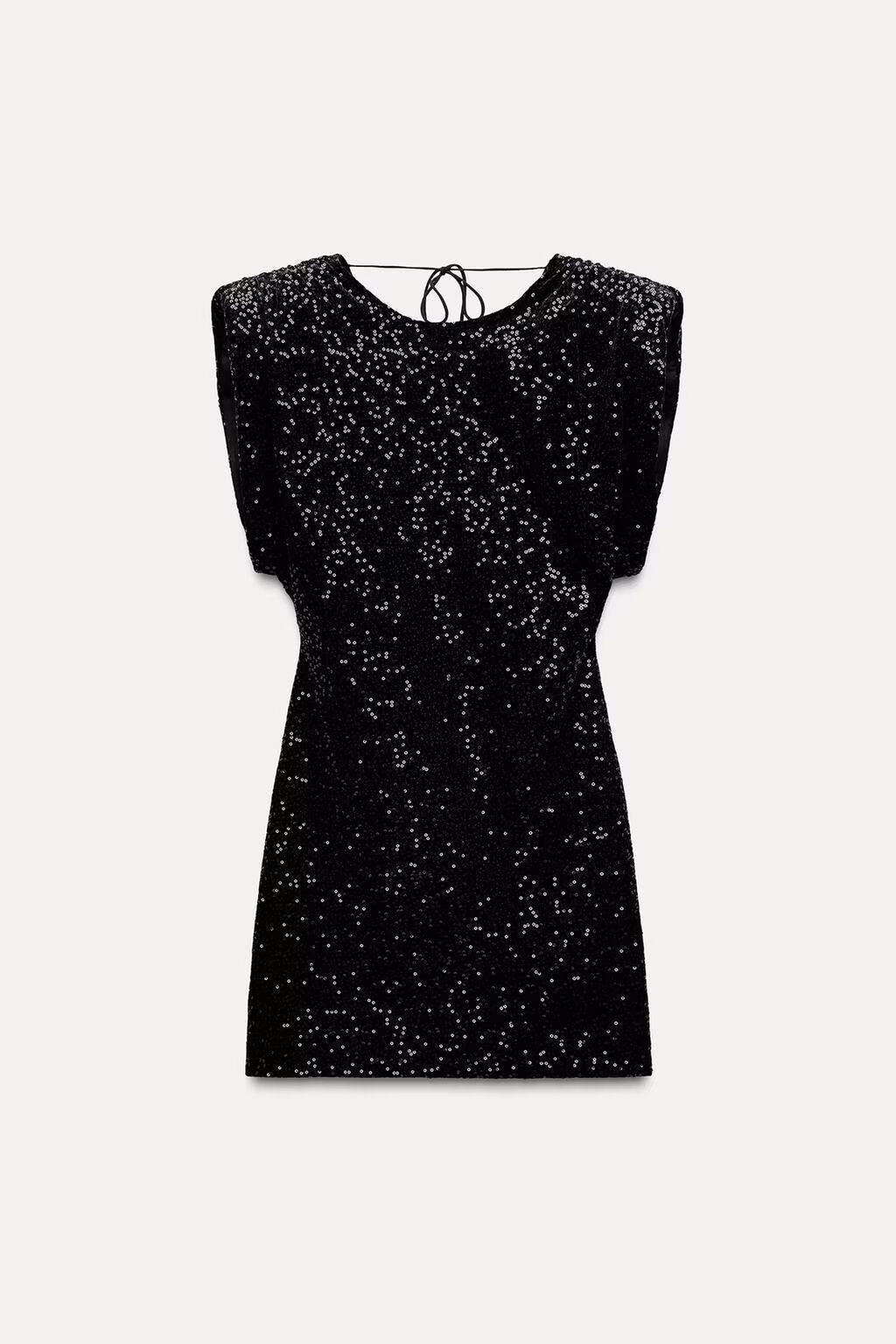 Cross-Border European and American Style Sequin Velvet Dress 9565976 Fairy Spirit