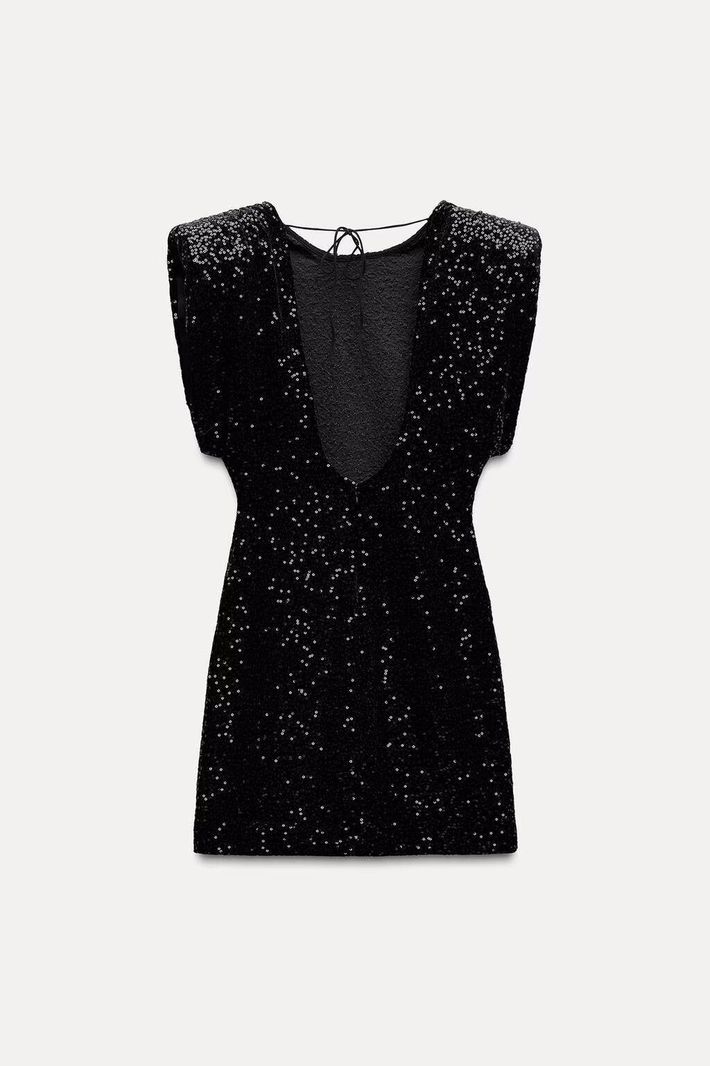 Cross-Border European and American Style Sequin Velvet Dress 9565976 Fairy Spirit