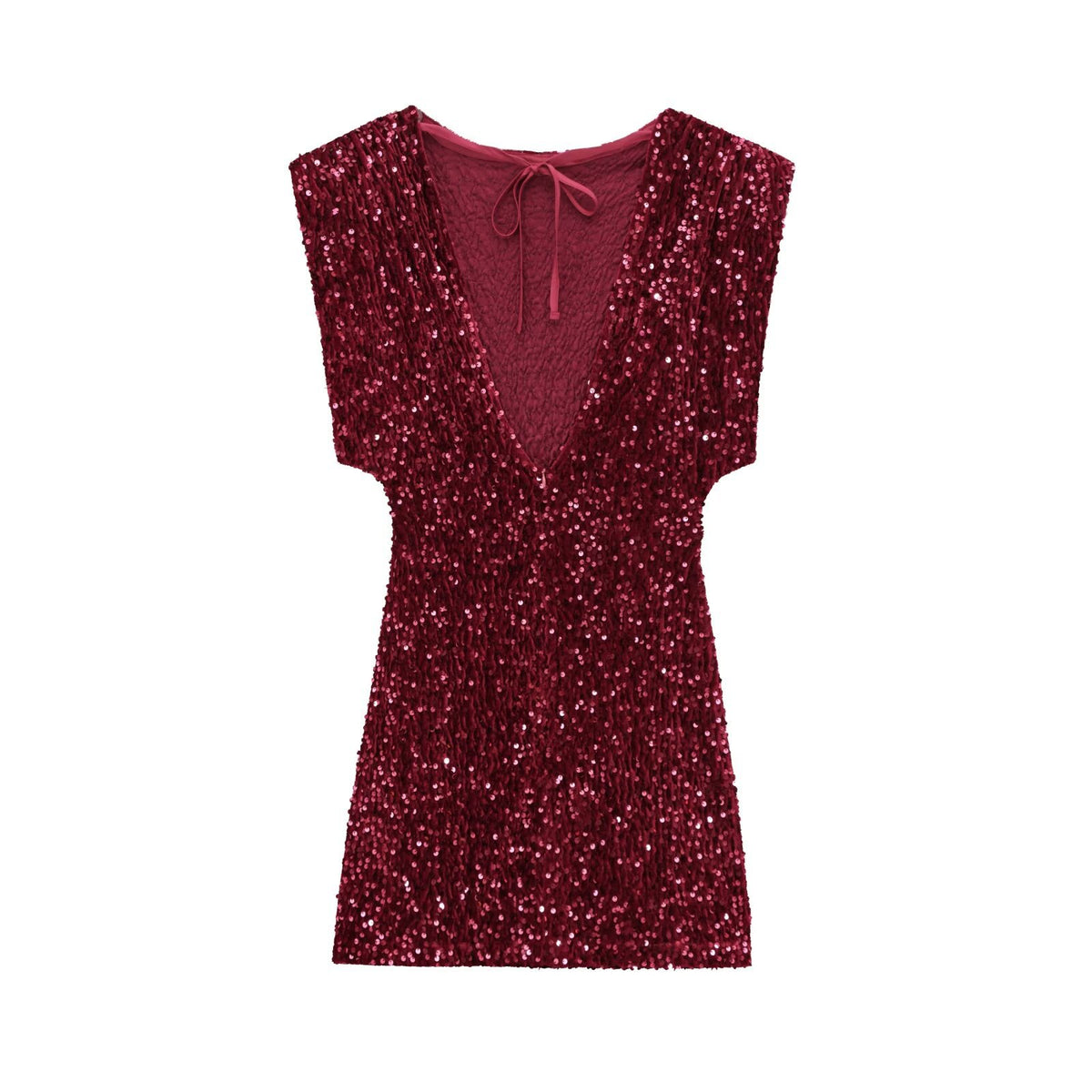 Cross-Border European and American Style Sequin Velvet Dress 9565976 Fairy Spirit