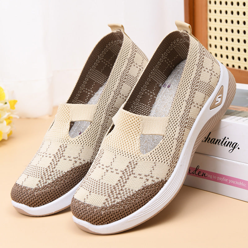 Shoes Women SHEIN Daifa Summer New Casual Women's Shoes Soft Sole Breathable Fashion Mother Shoes Old Beijing Cloth Shoes