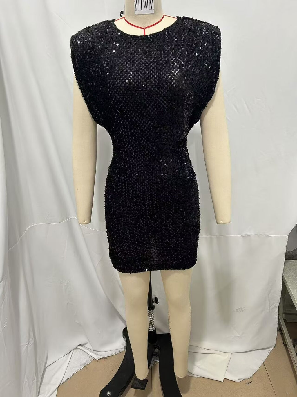 Cross-Border European and American Style Sequin Velvet Dress 9565976 Fairy Spirit