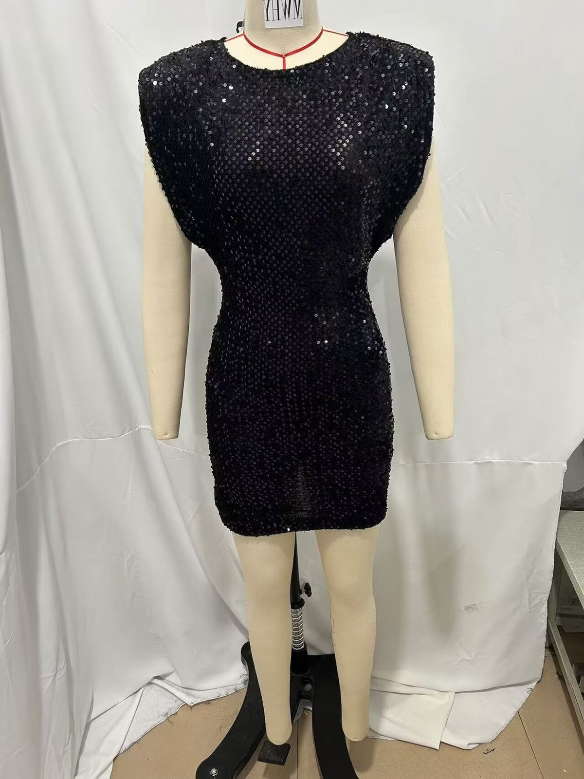 Cross-Border European and American Style Sequin Velvet Dress 9565976 Fairy Spirit