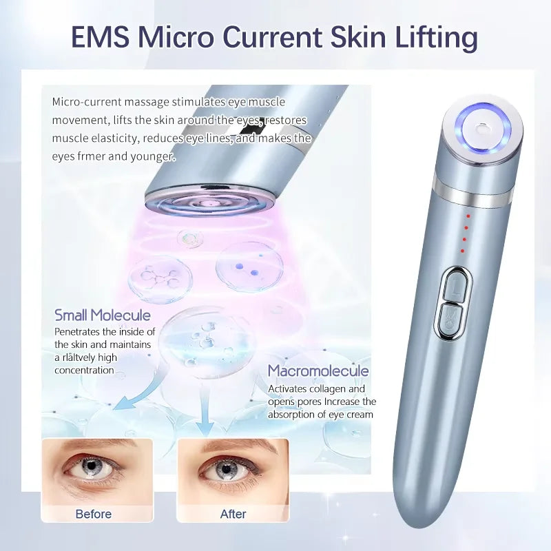 EMS Eye Massager Anti-aging Beauty Instrument Eye Care Massage