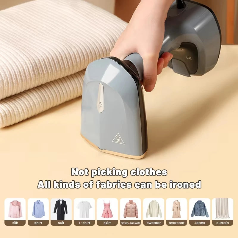 EU Multifunctional 1500W Foldable Handheld Steam Hanging Iron 15 Seconds Fast Preheat Portable Home Small Fabric Clothes Steamer