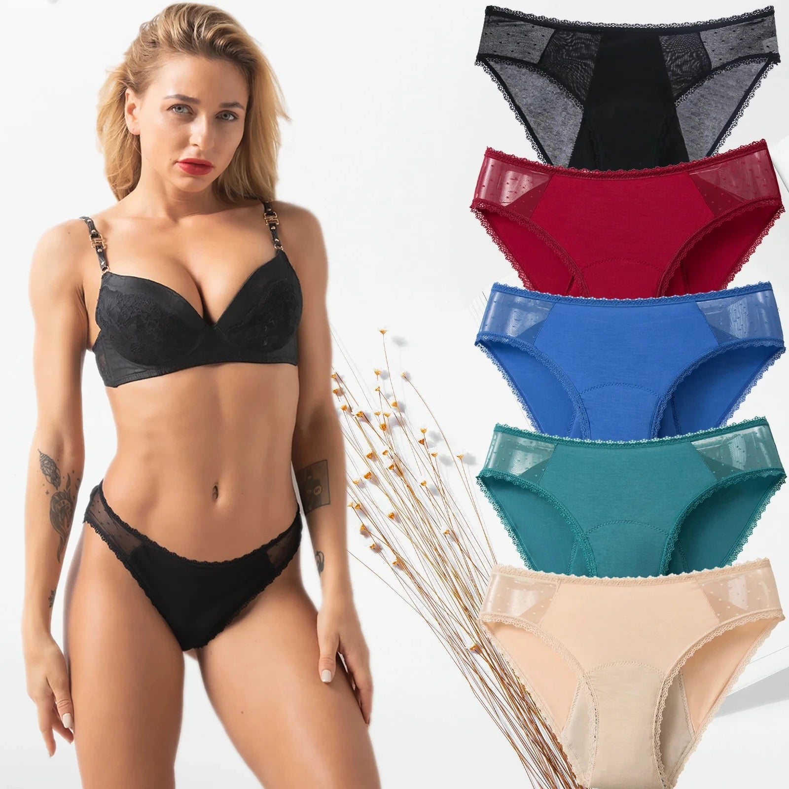 Menstruation Panties Women Menstrual Cycle Absorbent