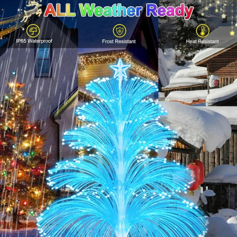 1PC Outdoor Solar Garden Lights 7 Colors Variable Solar Stake Jellyfish