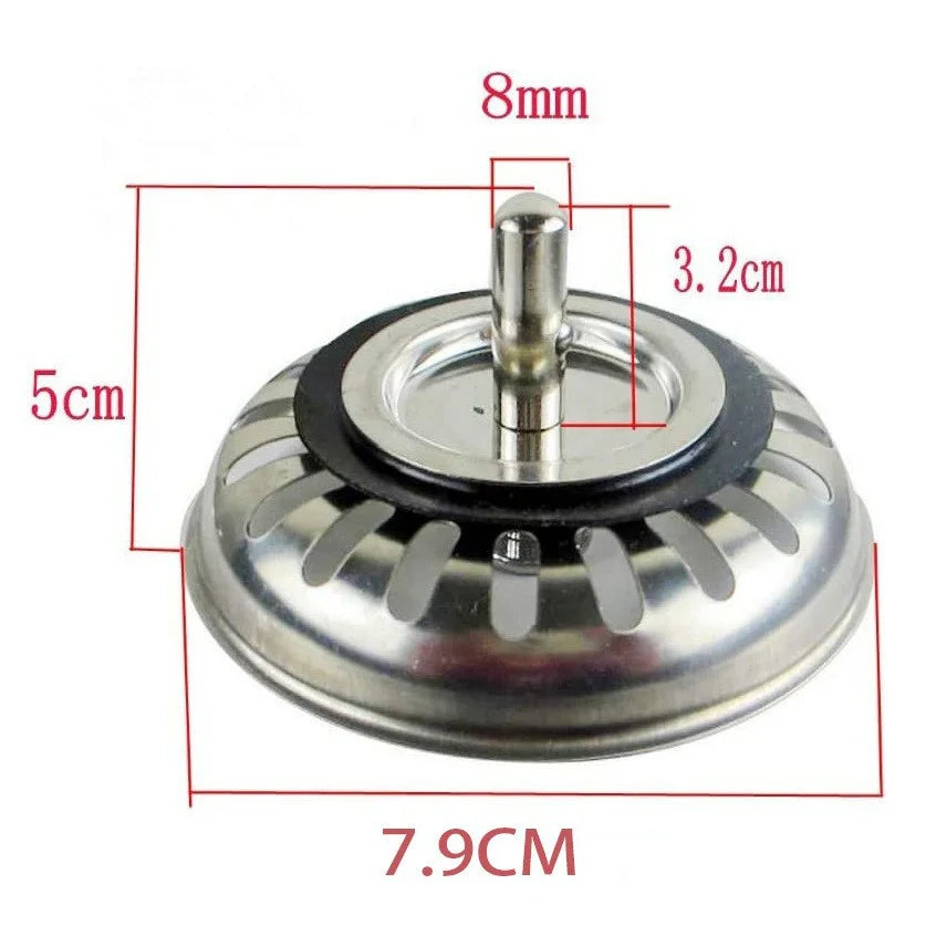 78/79/82/84mm Kitchen Sink Filter Hole Bathtub Hair Catcher Stopper Bathroom Sewer Drain Strainer Basin Sink Waste Filter Tool
