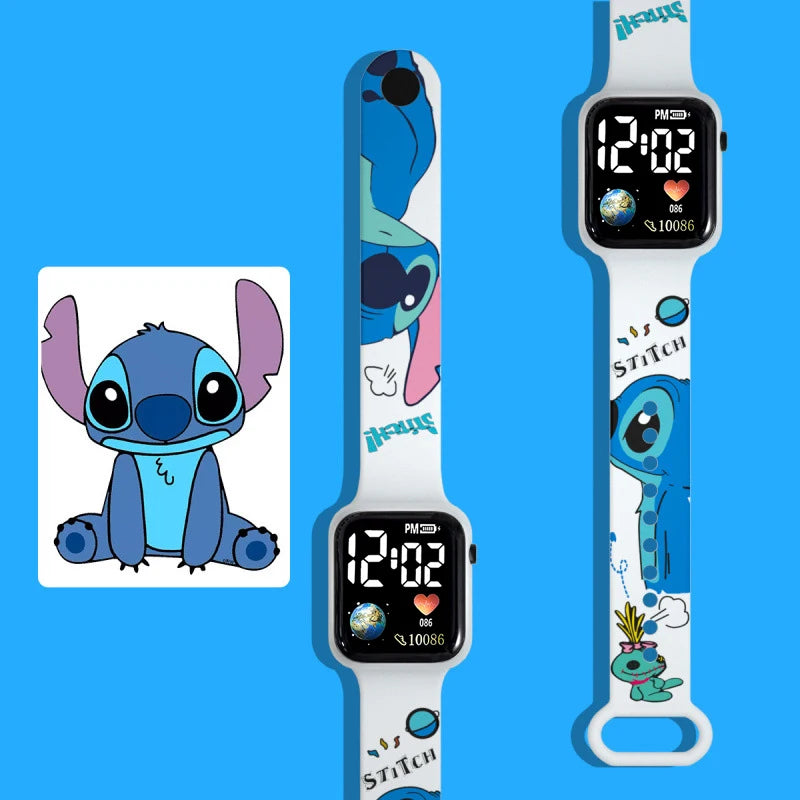 New Stitch Children's Watches Girls Reloj Inteligente Para Niños Niña Reloj Digital Watch Women Relógio Infantil Children Clock