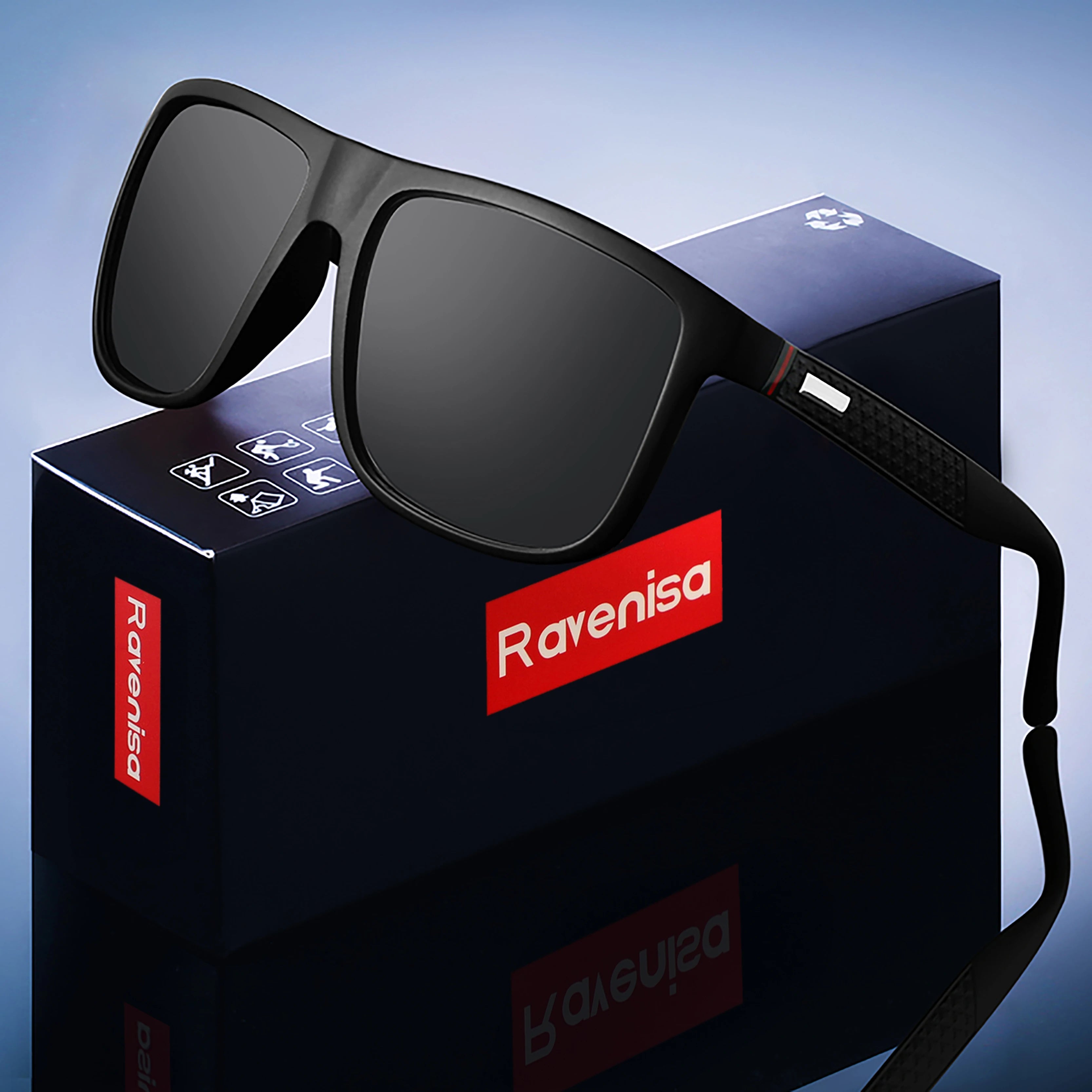 Luxury Square Polarized Cycling Sunglasses