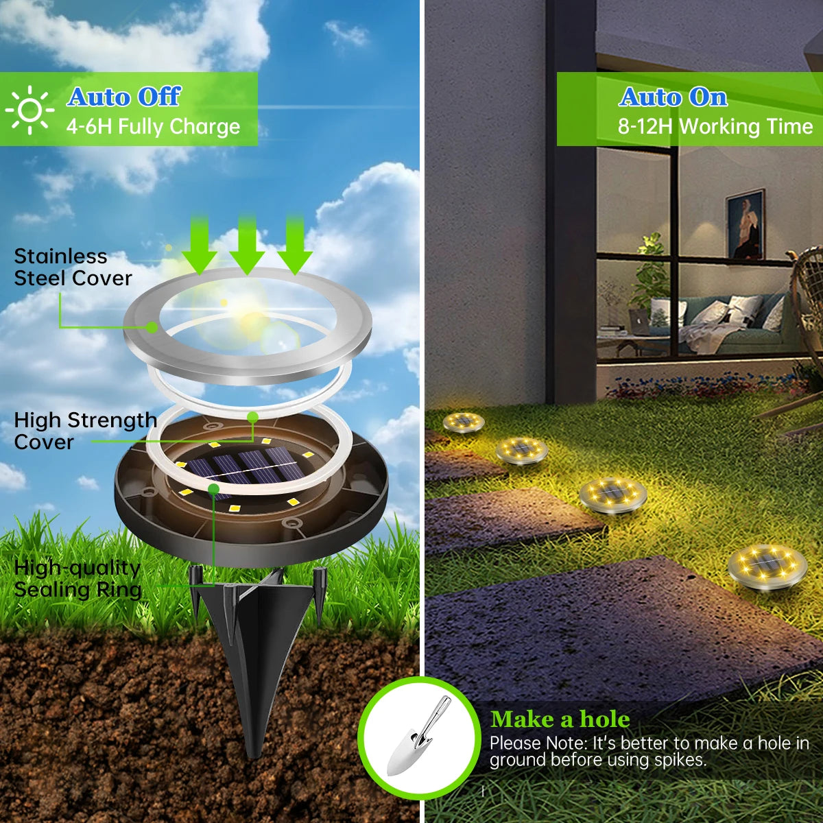 Waterproof Solar Garden Lights