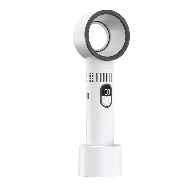 100 Level Bladeless Fan Intelligent Digital Display High-speed Bladeless Portable USB Charging High Wind Power Home 2026 New ﻿