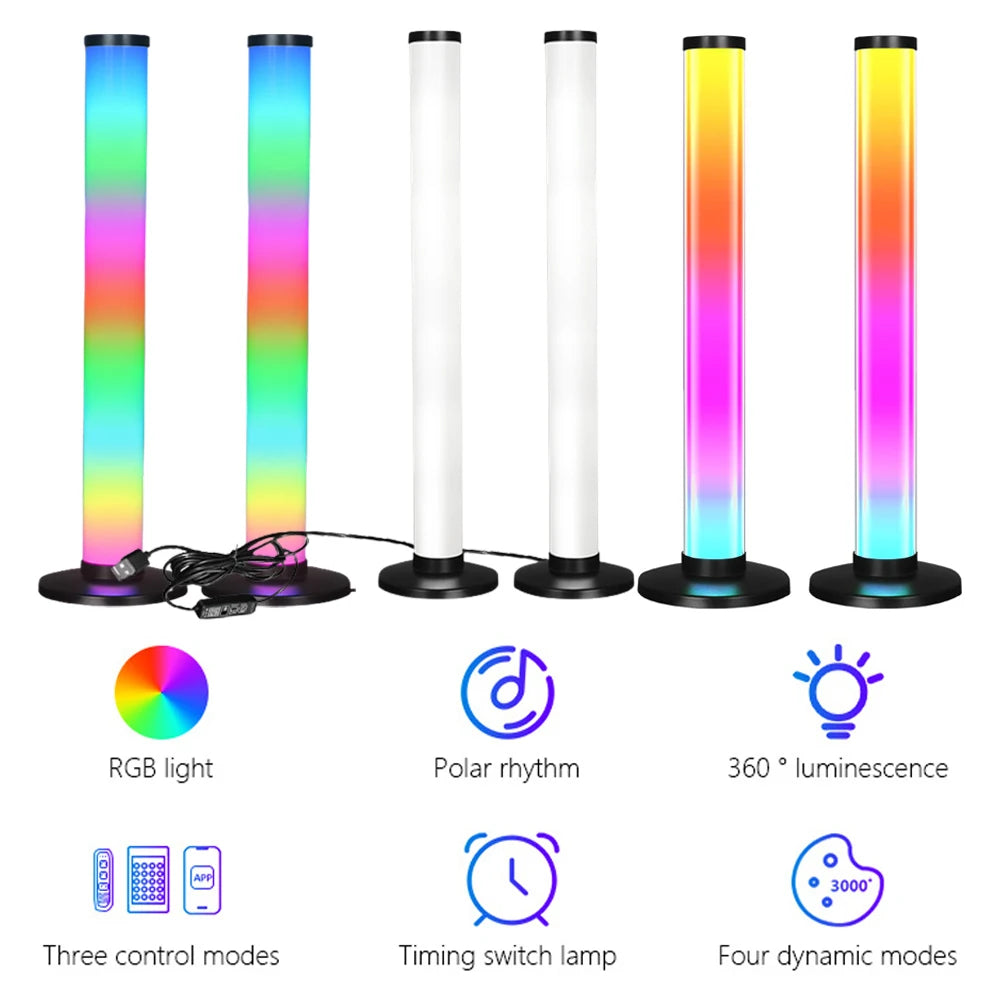 RGB Ambient Light Bluetooth Double-sided Luminous 24 Key