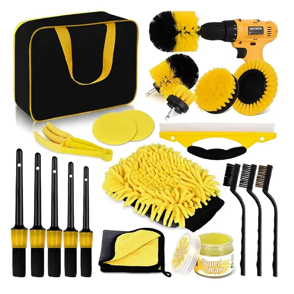 Car Cleaning Kit Detailing Brush Set