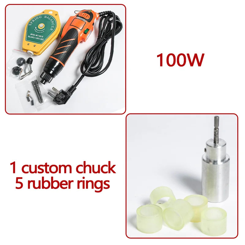 ZONESUN ZS-OS600 Manual Flat Cap Screwing Machine With Security Ring For Electric Plastic Bottle Portable Wearable Lid