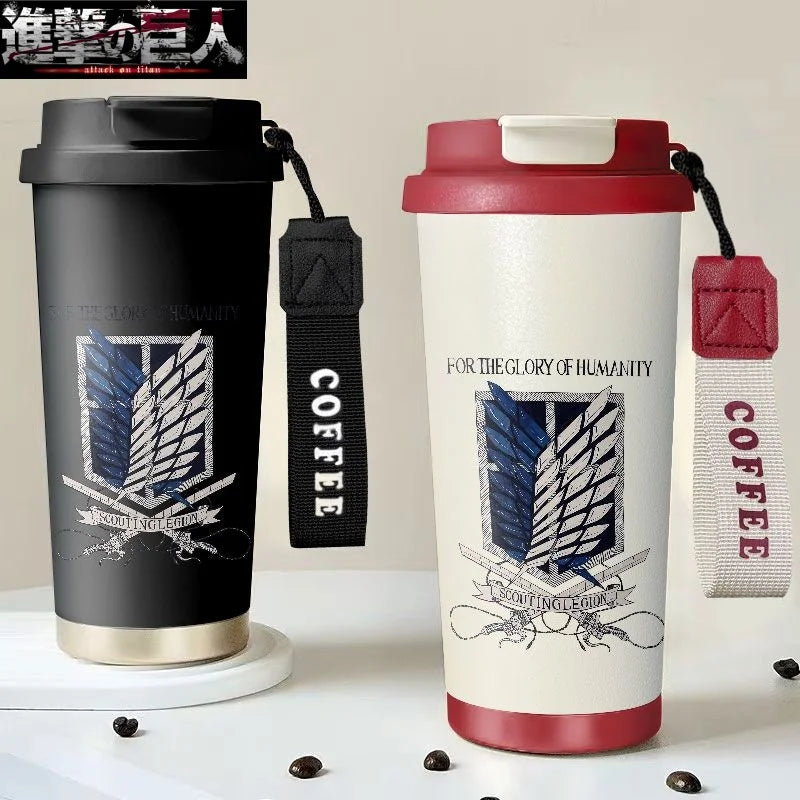 Titan Thermos Anime Peripherals Portable Coffee Mugs