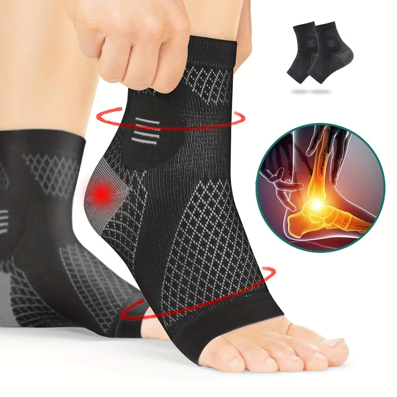 1Pair Ankle Compression Socks