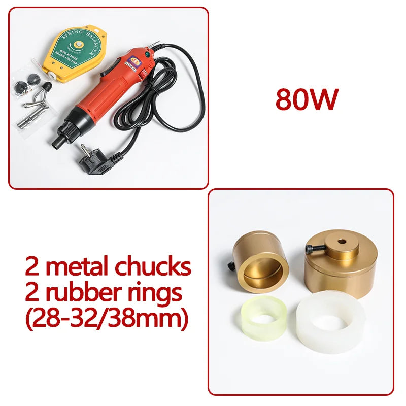 ZONESUN ZS-OS600 Manual Flat Cap Screwing Machine With Security Ring For Electric Plastic Bottle Portable Wearable Lid