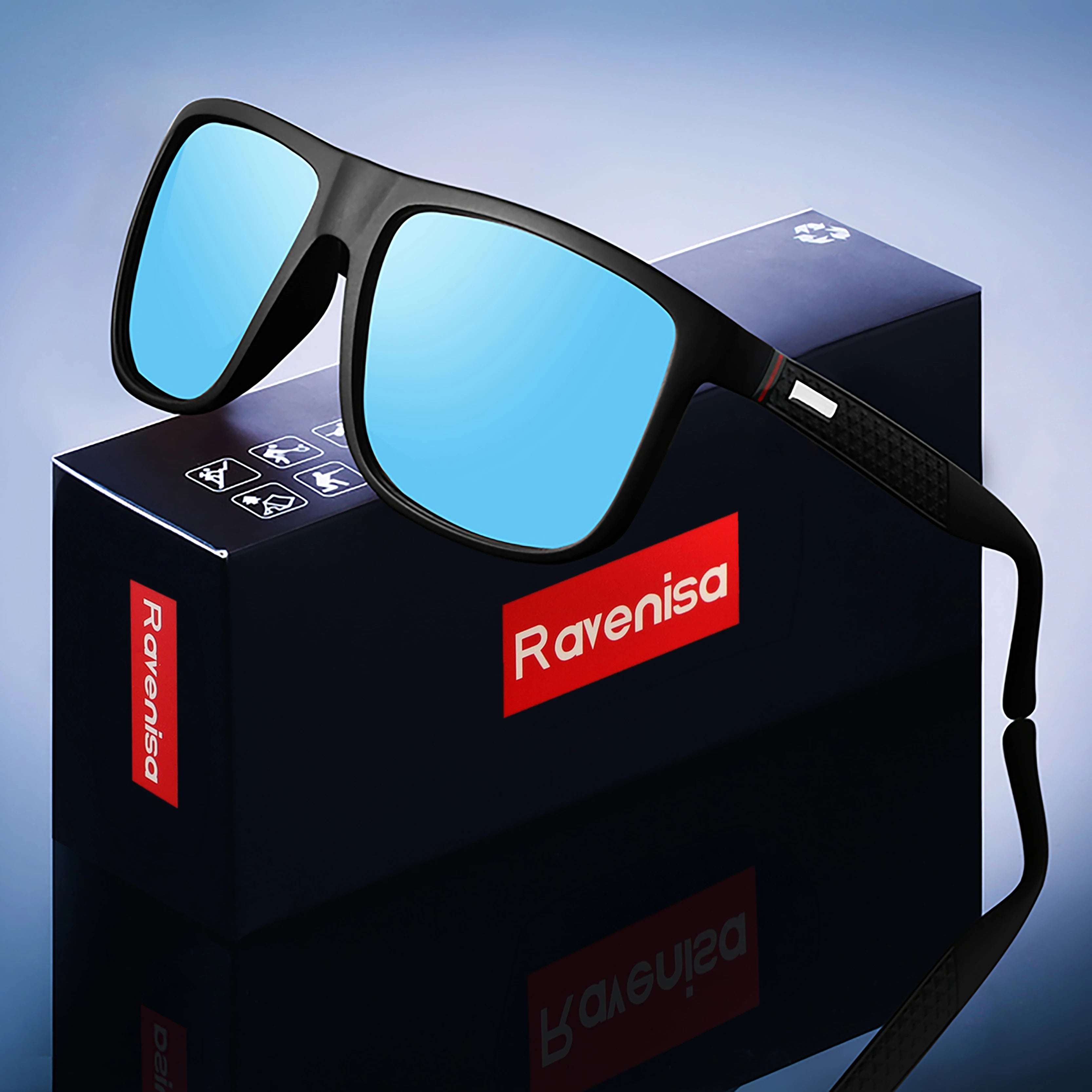 Luxury Square Polarized Cycling Sunglasses