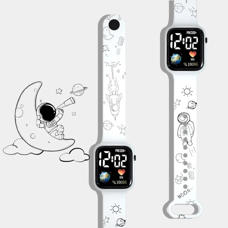 New Stitch Children's Watches Girls Reloj Inteligente Para Niños Niña Reloj Digital Watch Women Relógio Infantil Children Clock