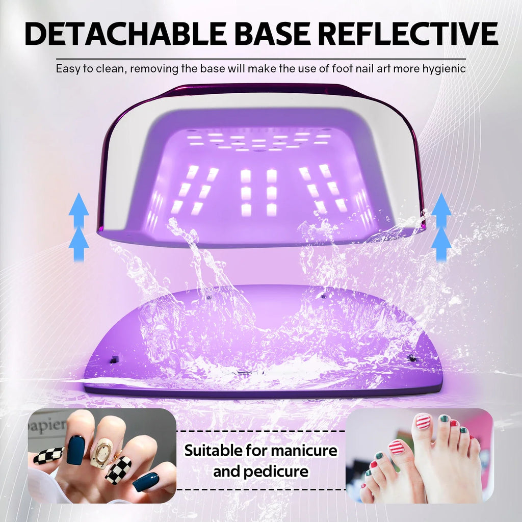 200W UV Nail Lamp 48 LEDs Nail Dryer Machine