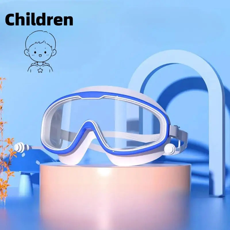 Swimming goggles with waterproof and anti fog high-definition professional diving goggles for adultboys and girls swimming sport