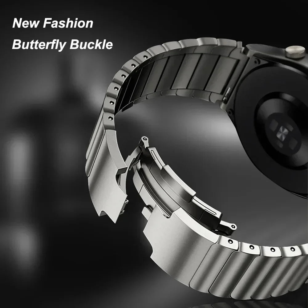 22mm Luxury Stainless Steel Band For Amazfit Balance 2 Strap Metal Bracelet For Amazfit Bip 6 5/Cheetah Round/Pro/GTR4 3 2 Strap