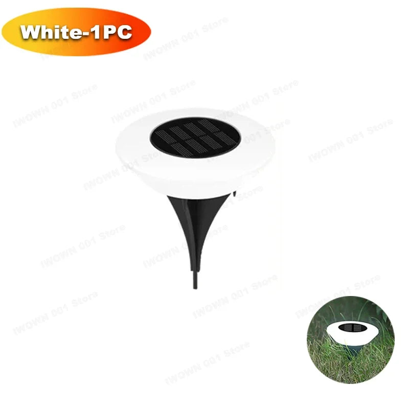 Walkway Base Light Solar Powered Garden Decor
