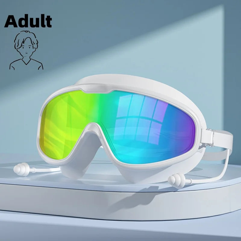Swimming goggles with waterproof and anti fog high-definition professional diving goggles for adultboys and girls swimming sport