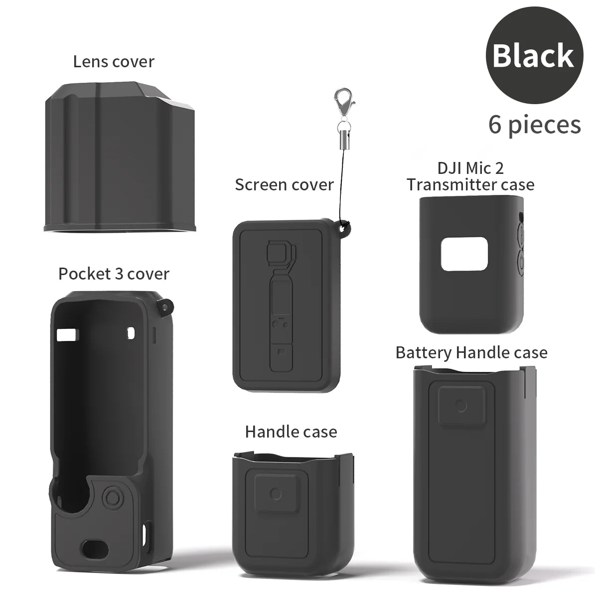 Silicone Cover for Lens Sleeve Anti-Scratch