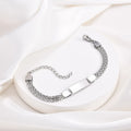 Stainless Steel Children Kids Baby Women Bracelets Hand Chain Blank Bar Adjustable Kid Baby Mom Bracelet Christmas Jewelry Gift