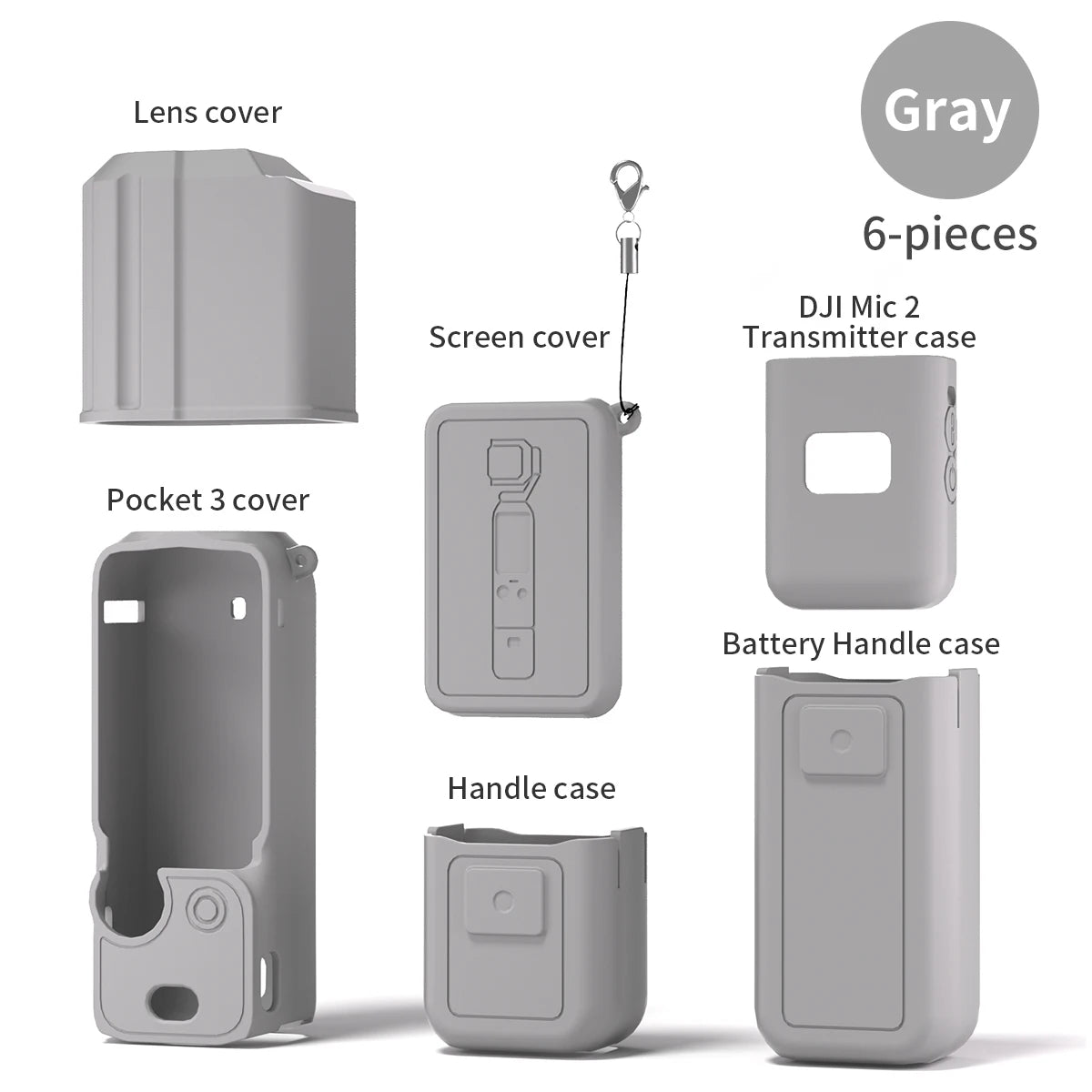 Silicone Cover for Lens Sleeve Anti-Scratch