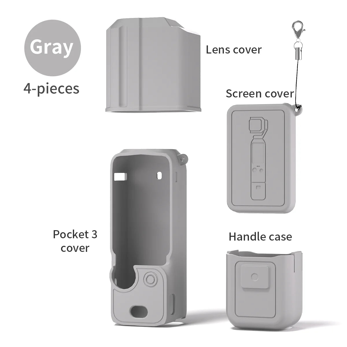 Silicone Cover for Lens Sleeve Anti-Scratch