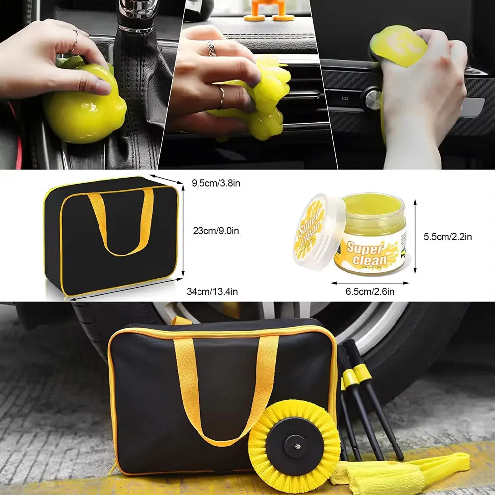 Car Cleaning Kit Detailing Brush Set