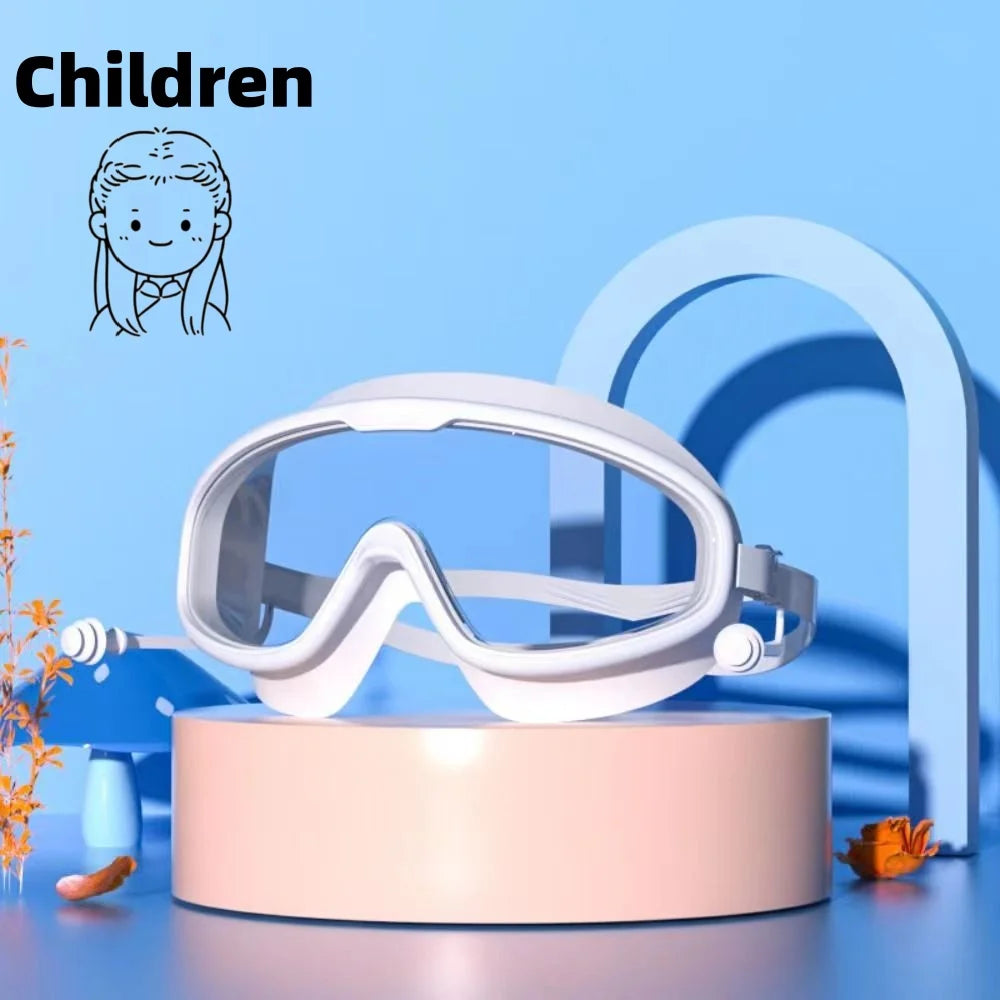 Swimming goggles with waterproof and anti fog high-definition professional diving goggles for adultboys and girls swimming sport