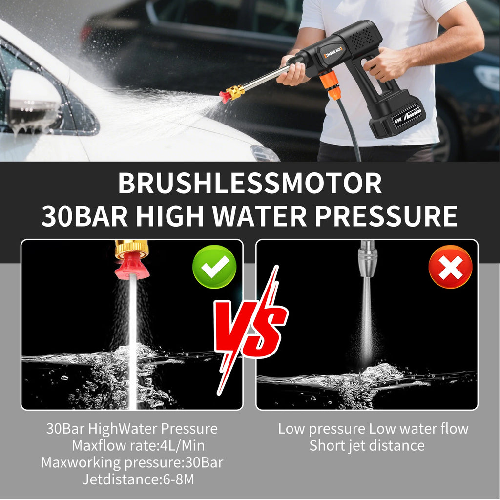 Electric High Pressure Water Gun 60Bar Car Wash