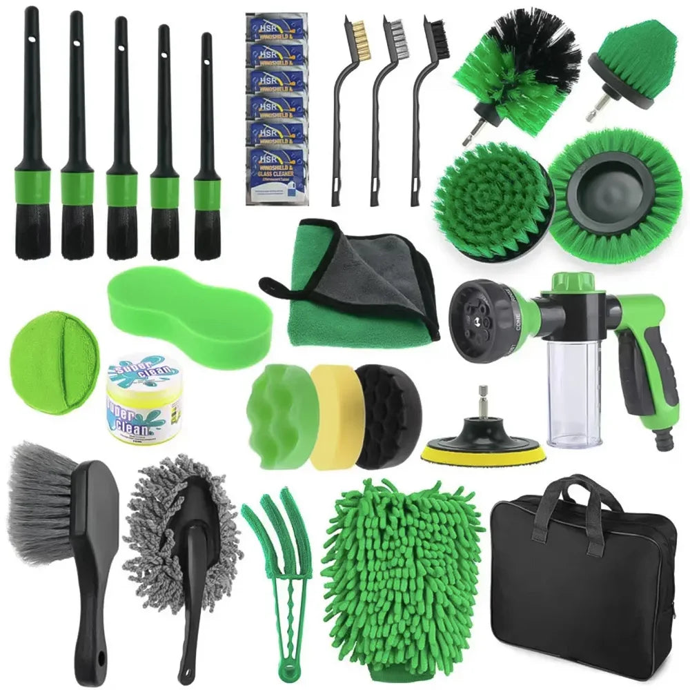 Car Cleaning Kit Detailing Brush Set