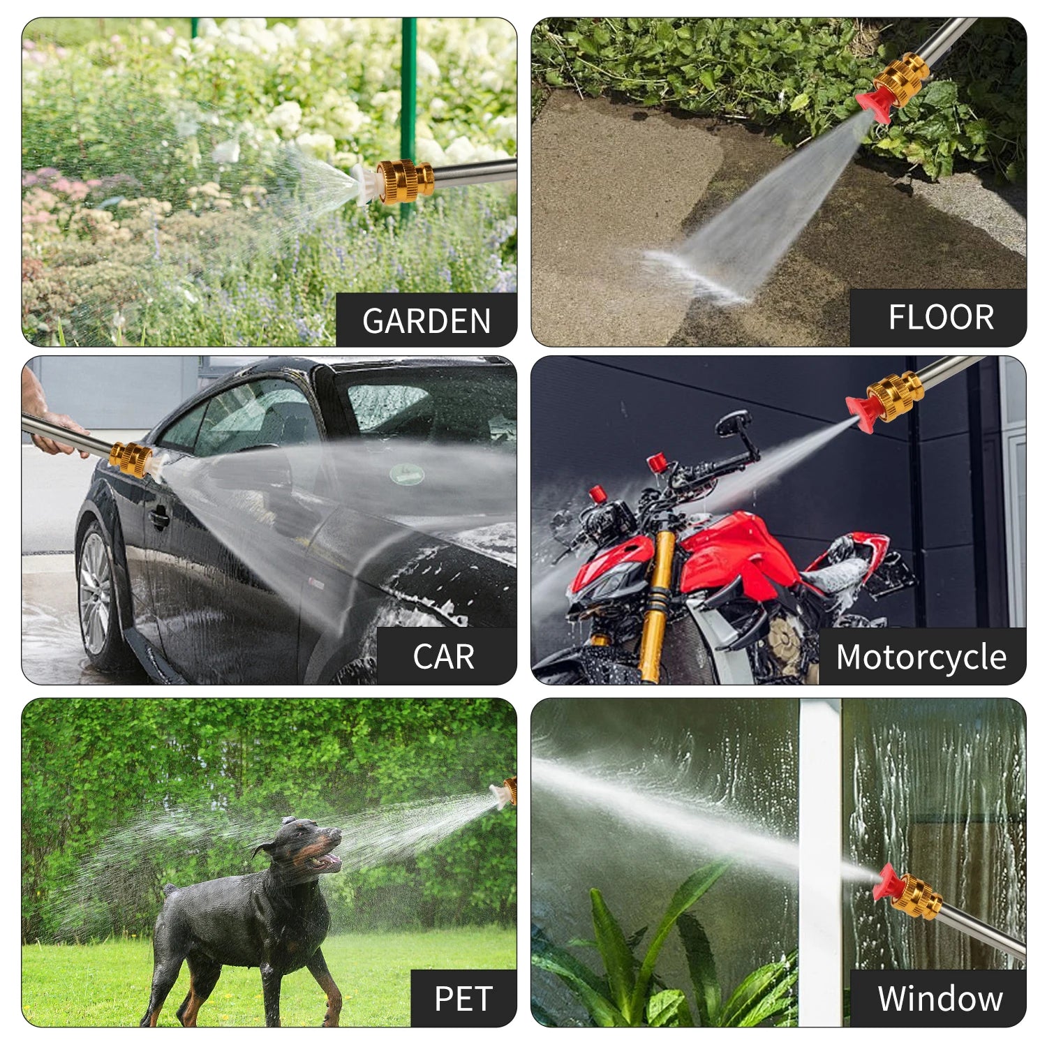 Electric High Pressure Water Gun 60Bar Car Wash