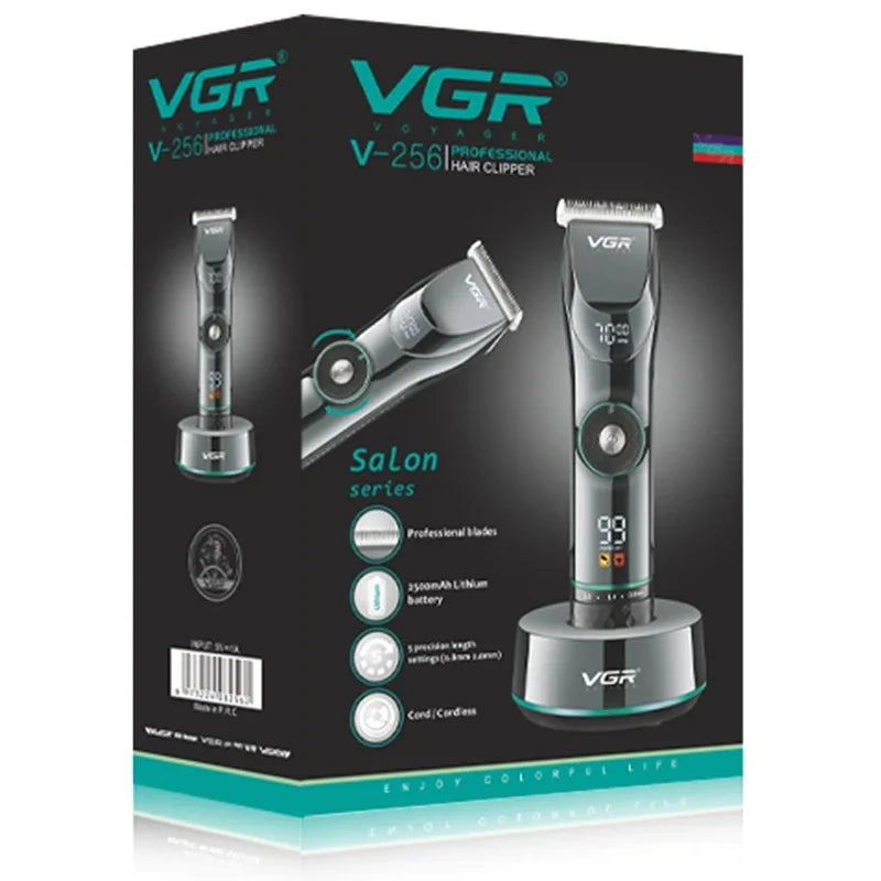 Professional 15 Motor Speed Barber Shop Hair Trimmer For Men Beard Trimmer Body Hair Clipper Electric Hair Cutting Machine Pro