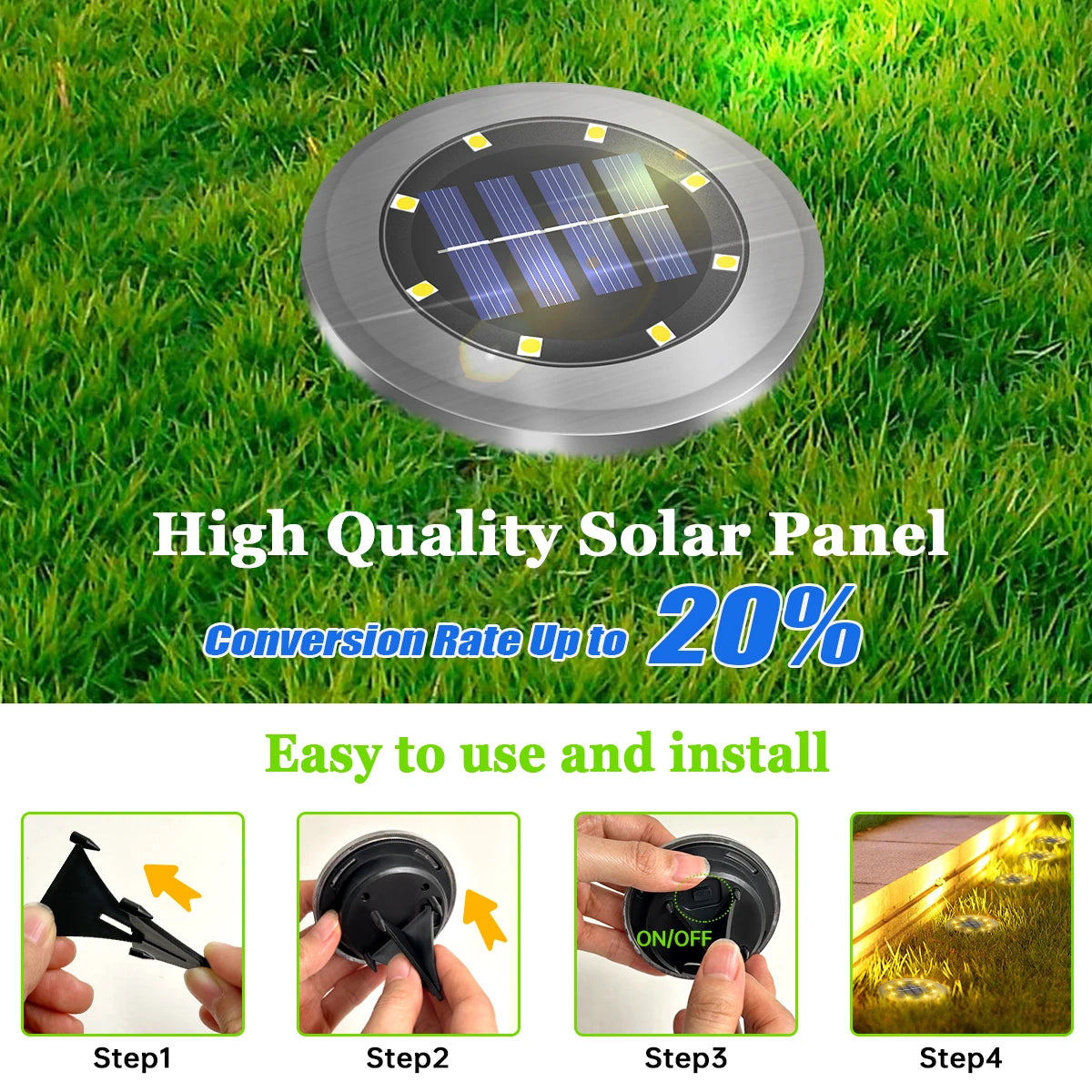 Waterproof Solar Garden Lights