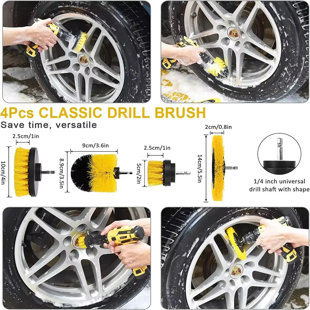 Car Cleaning Kit Detailing Brush Set