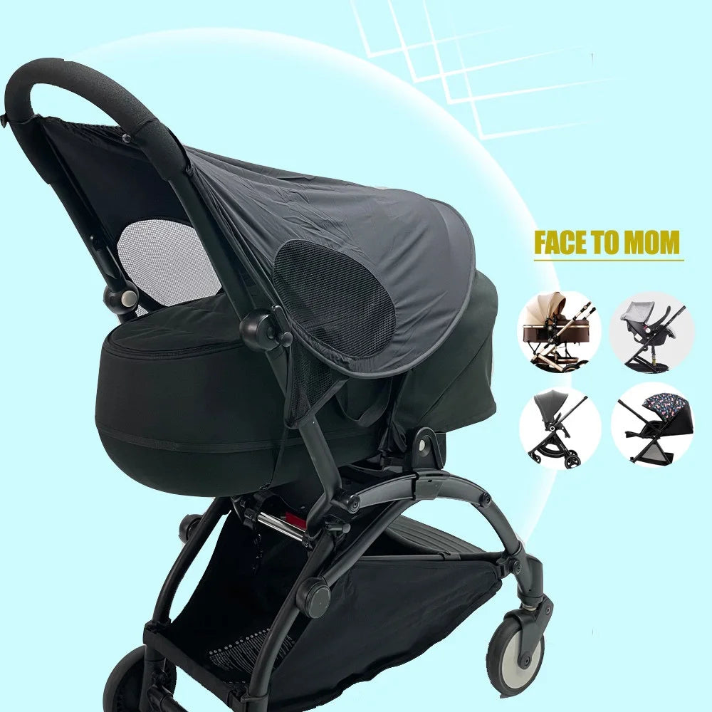 Universal Baby Stroller Accessories Sun Shade Sun Visor Canopy Cover UV Resistant Hat fit Babyzenes Yoyo Yoya+ Pushchair Pram